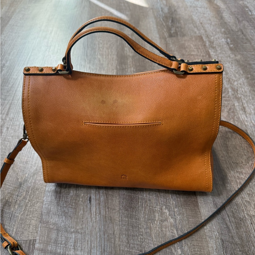 C&C California Tan Leather Shoulder Bag